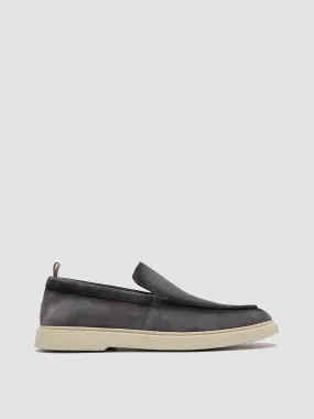 BONES 002 - Blue Suede Loafers,Men