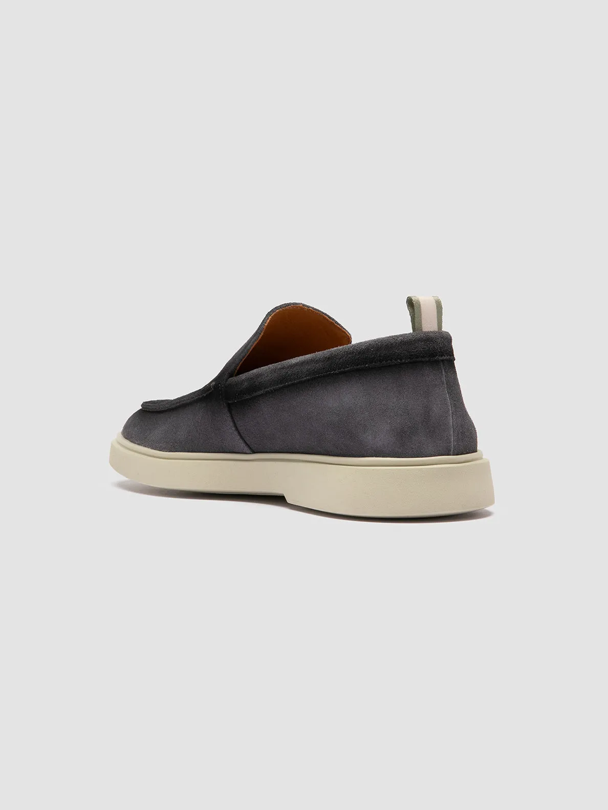 BONES 002 - Blue Suede Loafers,Men