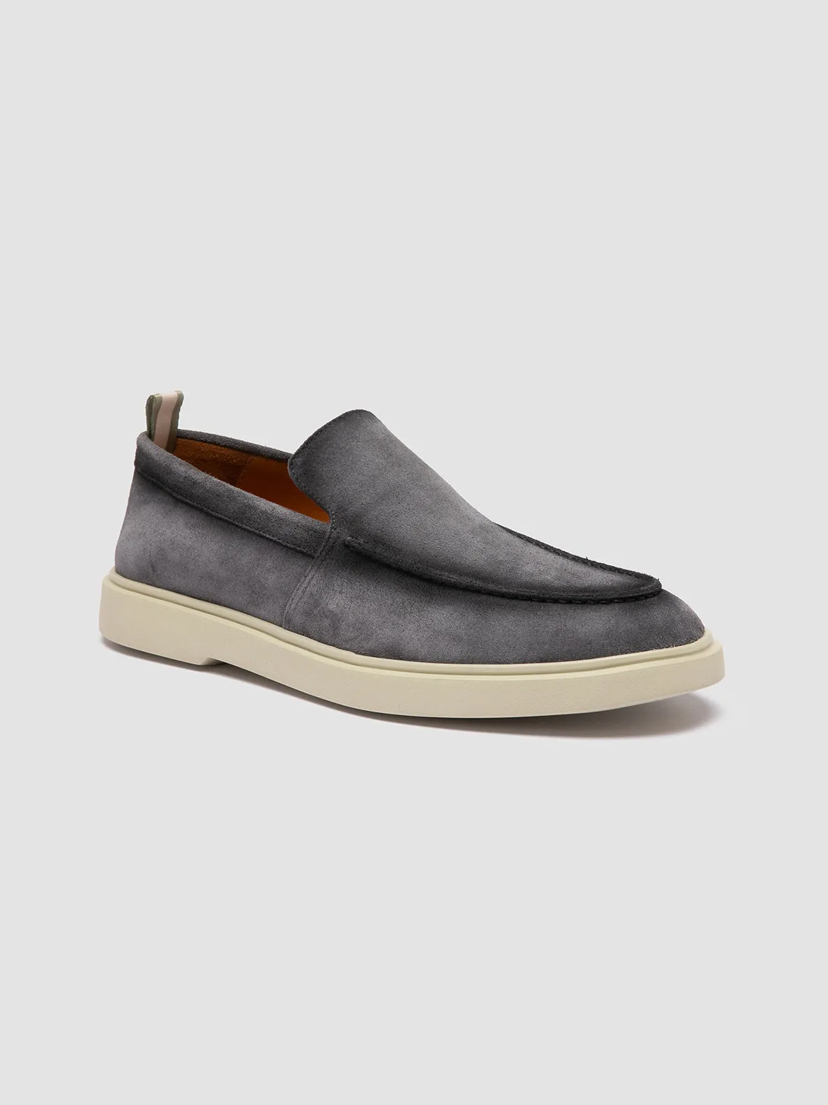 BONES 002 - Blue Suede Loafers,Men