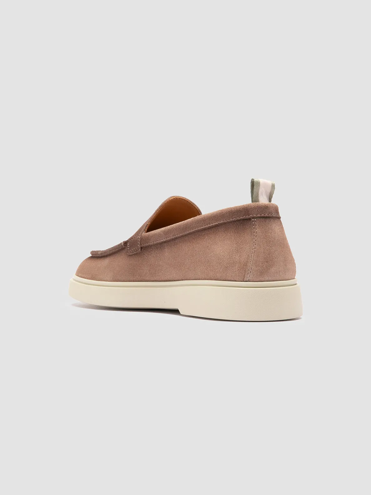 BONES 101 - Taupe Suede Loafers,Women