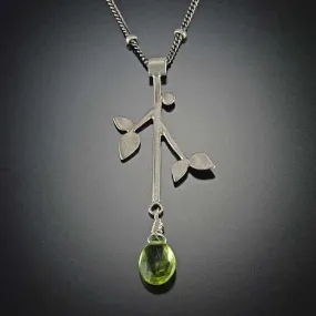 Branch Necklace with Peridot,Jewelry Delicate & Elegant