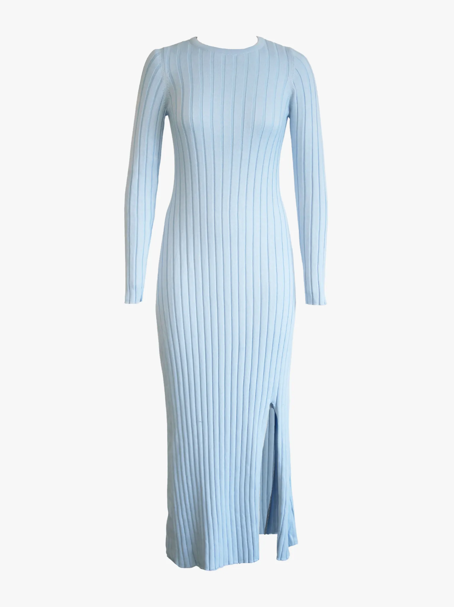 Bridget Knit Midi Dress - Clear Sky,Women Dresses