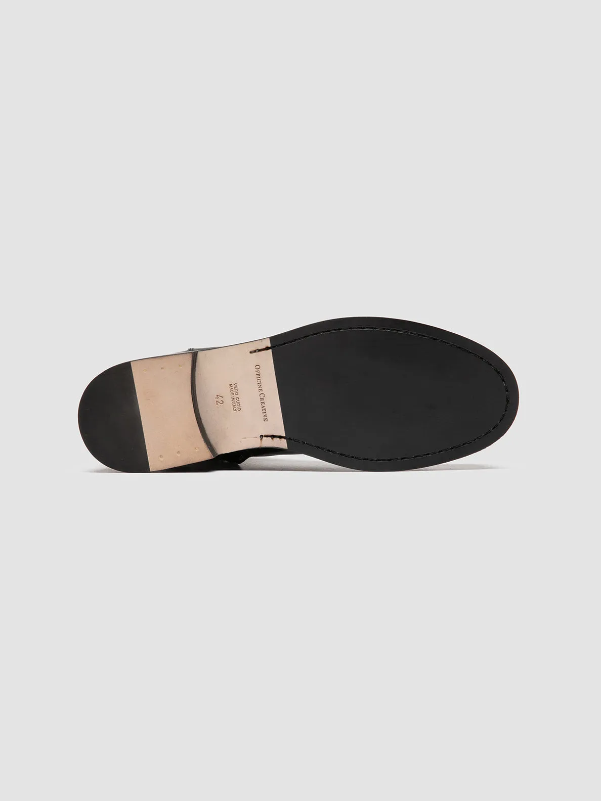 BULLA 001 - Black Leather Derby Shoes,Men Derby Shoes