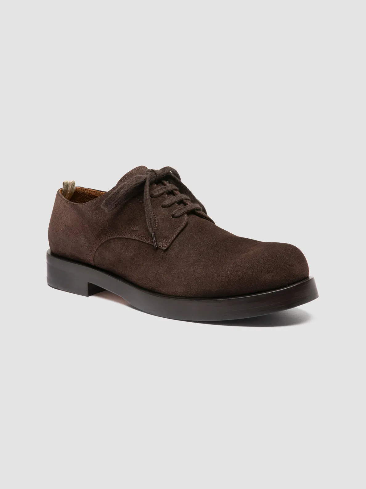 BULLA 001 - Brown Suede Derby Shoes,Men Derby Shoes