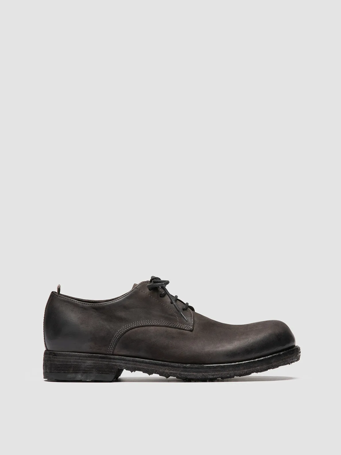 BULLA DD 101 - Grey Leather Derby Shoes,Men Derby Shoes