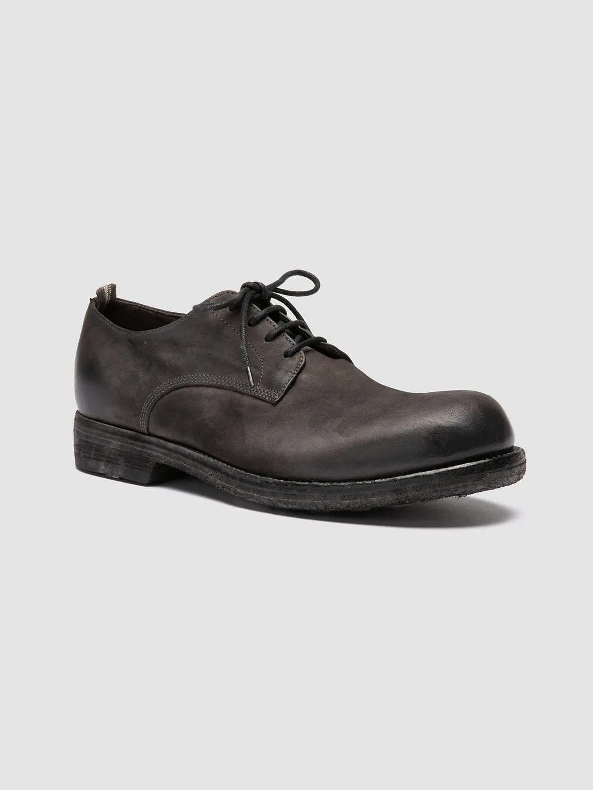 BULLA DD 101 - Grey Leather Derby Shoes,Men Derby Shoes