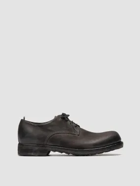 BULLA DD 101 - Grey Leather Derby Shoes,Men Derby Shoes