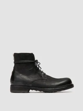 BULLA DD 102 - Black Leather Lace-up Boots,Men Boots