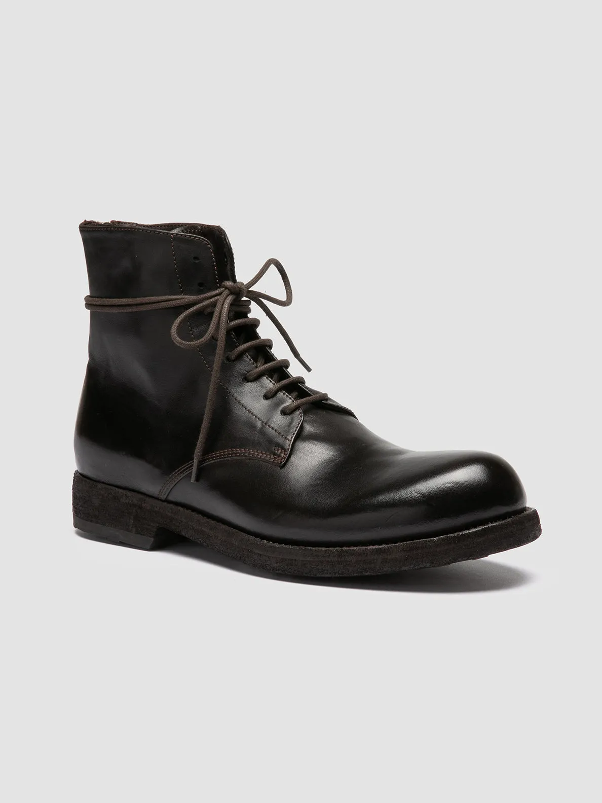 BULLA DD 102 - Brown Leather Lace-up Boots,Men Boots
