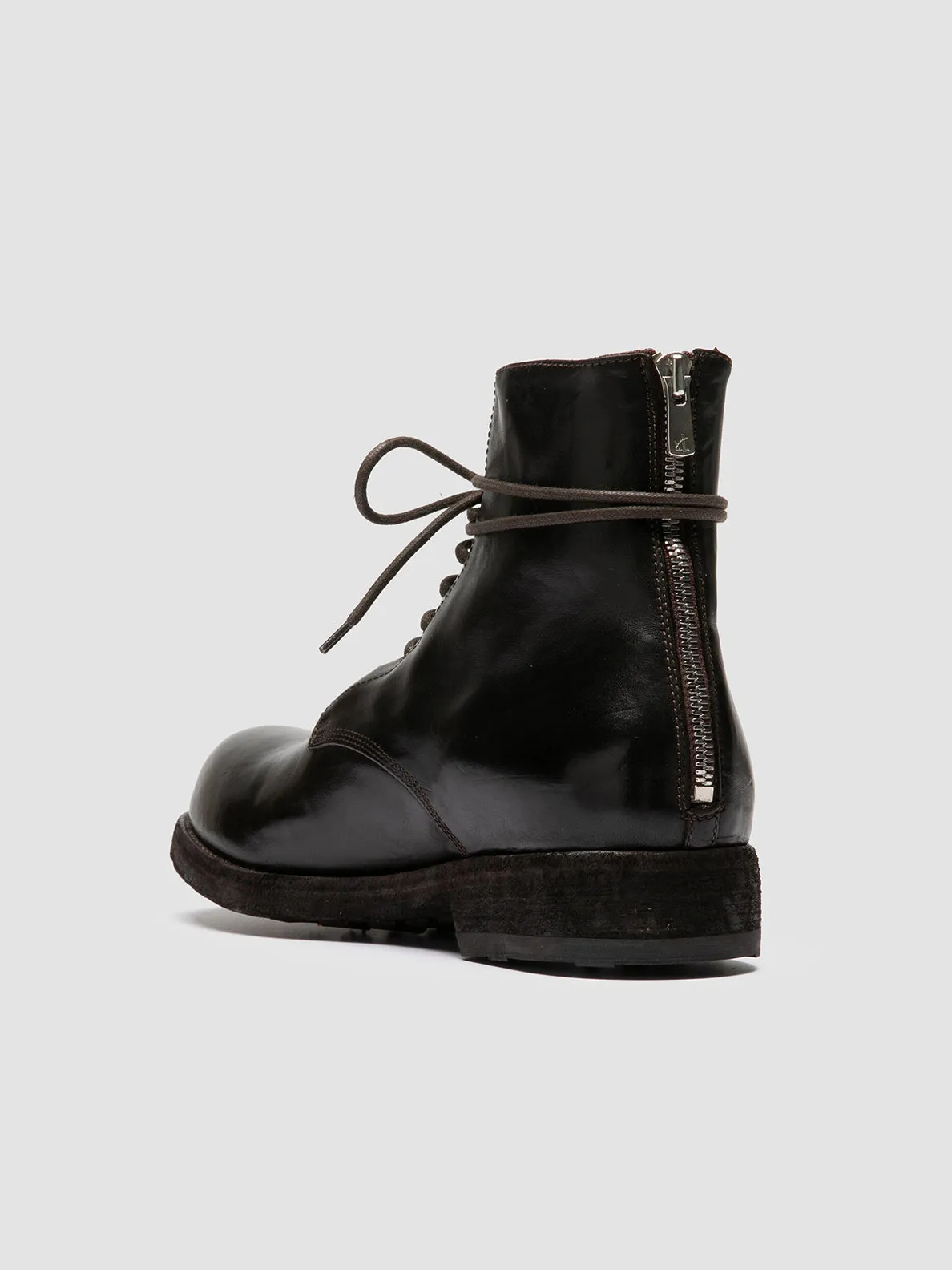 BULLA DD 102 - Brown Leather Lace-up Boots,Men Boots