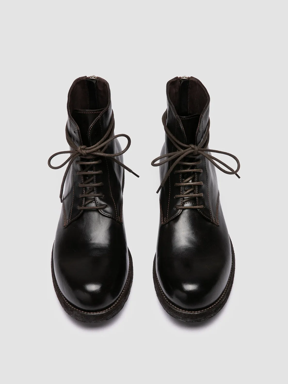 BULLA DD 102 - Brown Leather Lace-up Boots,Men Boots