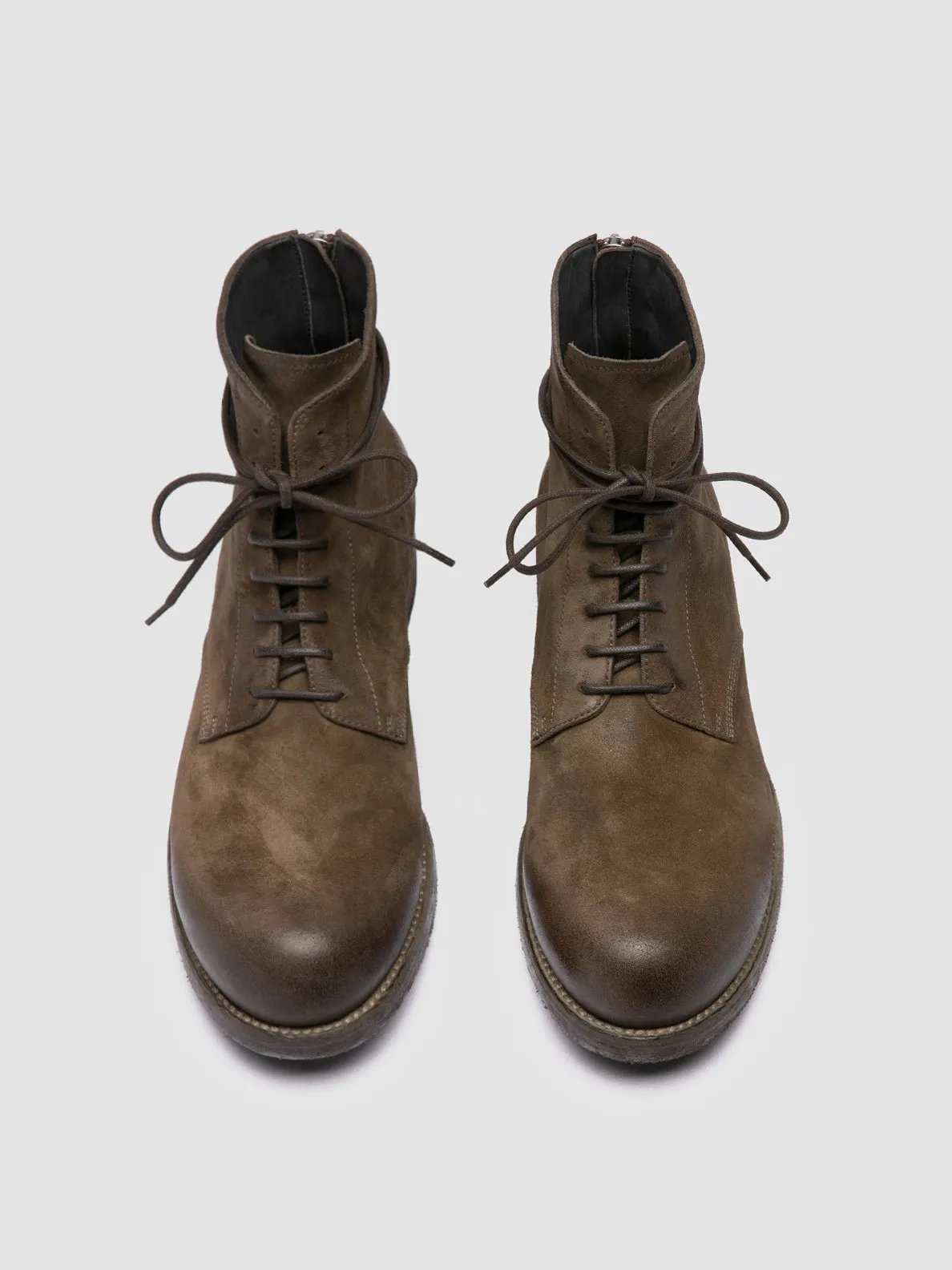 BULLA DD 102 - Green Suede Lace-up Boots,Men Boots