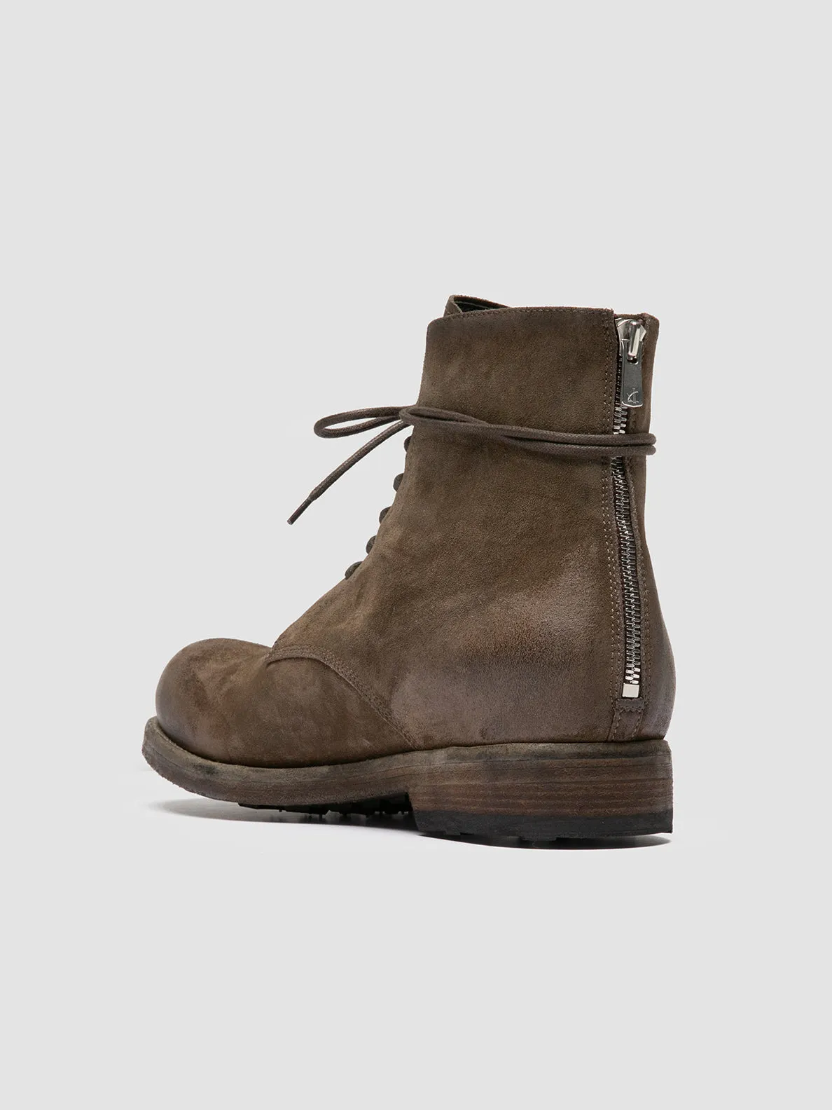 BULLA DD 102 - Green Suede Lace-up Boots,Men Boots
