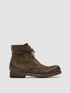 BULLA DD 102 - Green Suede Lace-up Boots,Men Boots