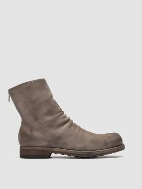 BULLA DD 103 - Grey Suede Zipped Boots,Men Boots