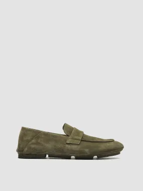 C-SIDE 001 - Green Suede Loafers,Men