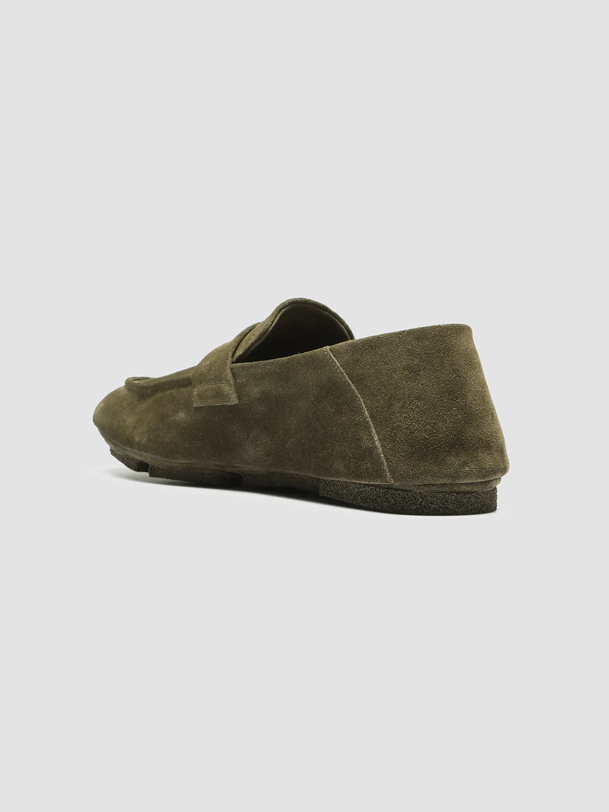C-SIDE 001 - Green Suede Loafers,Men