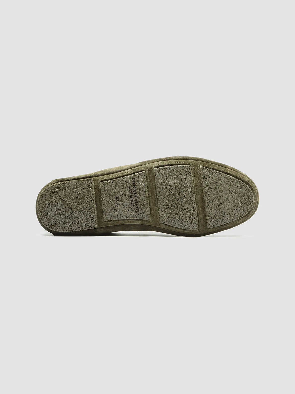 C-SIDE 001 - Green Suede Loafers,Men
