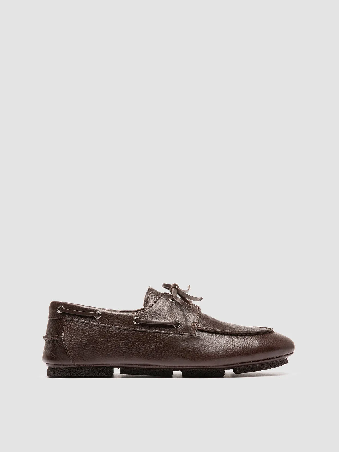 C-SIDE 004 - Brown Suede Boat Shoes,Men