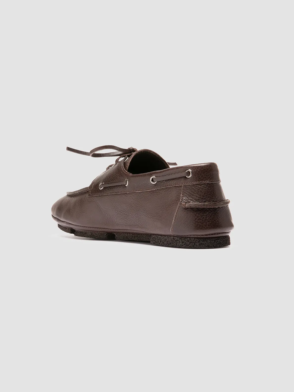 C-SIDE 004 - Brown Suede Boat Shoes,Men