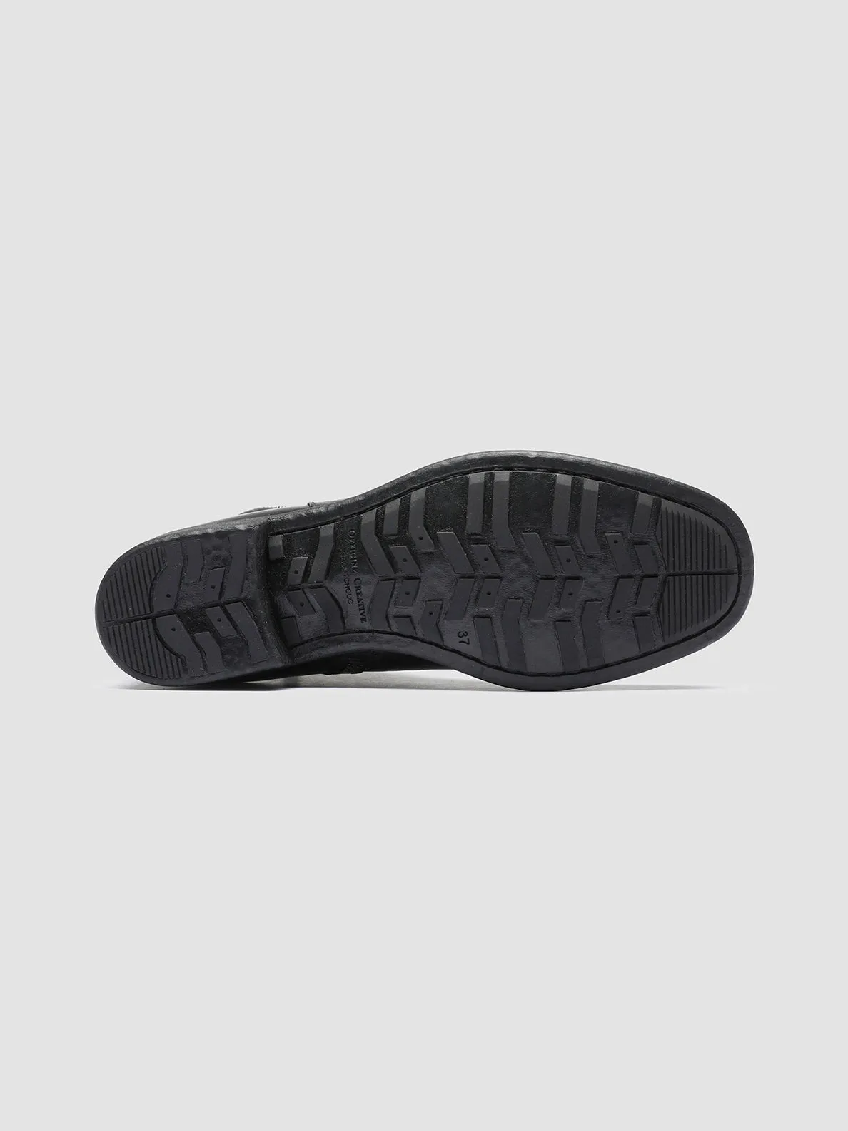 CALIXTE 020 - Black Leather Loafers,Women