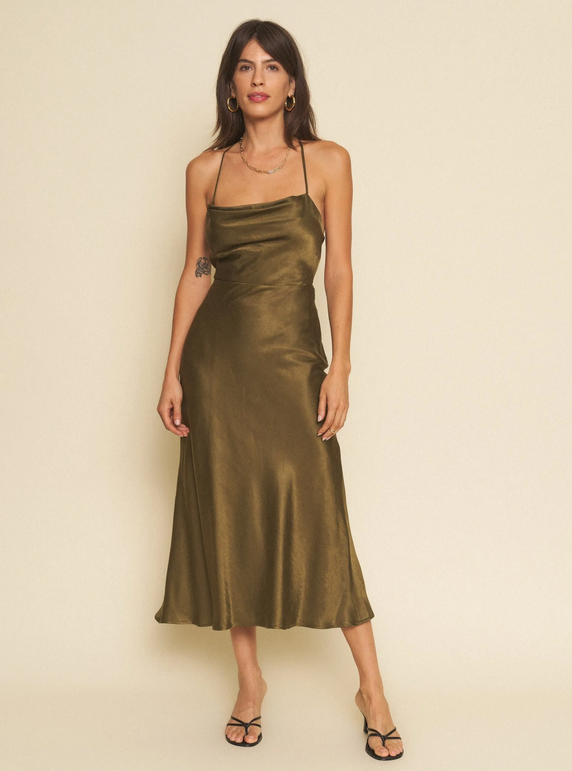 Camille Dress - Hunter,Women Dresses