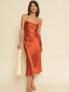Camille Dress - Rust,Women Dresses