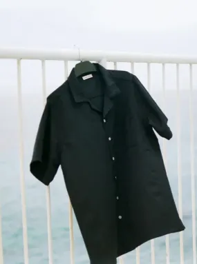 Camp Collar Shirt - Navy,Men Tees