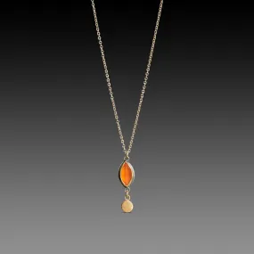 Carnelian Marquis Necklace,Jewelry Delicate & Elegant