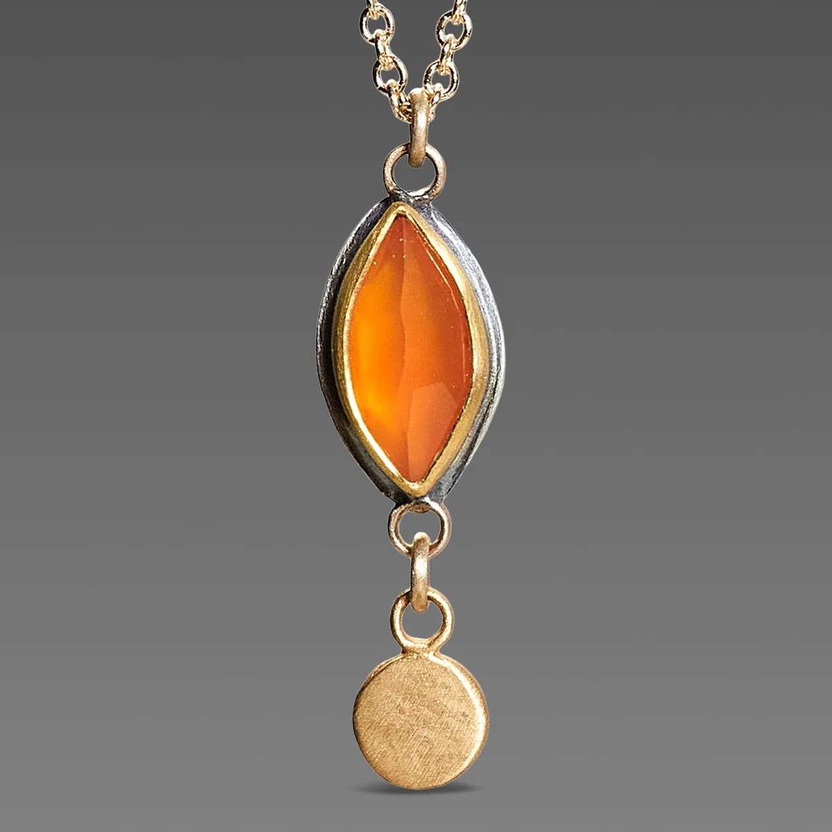 Carnelian Marquis Necklace,Jewelry Delicate & Elegant