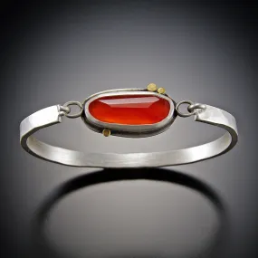 Carnelian Tension Cuff Bracelet,Jewelry Delicate & Elegant