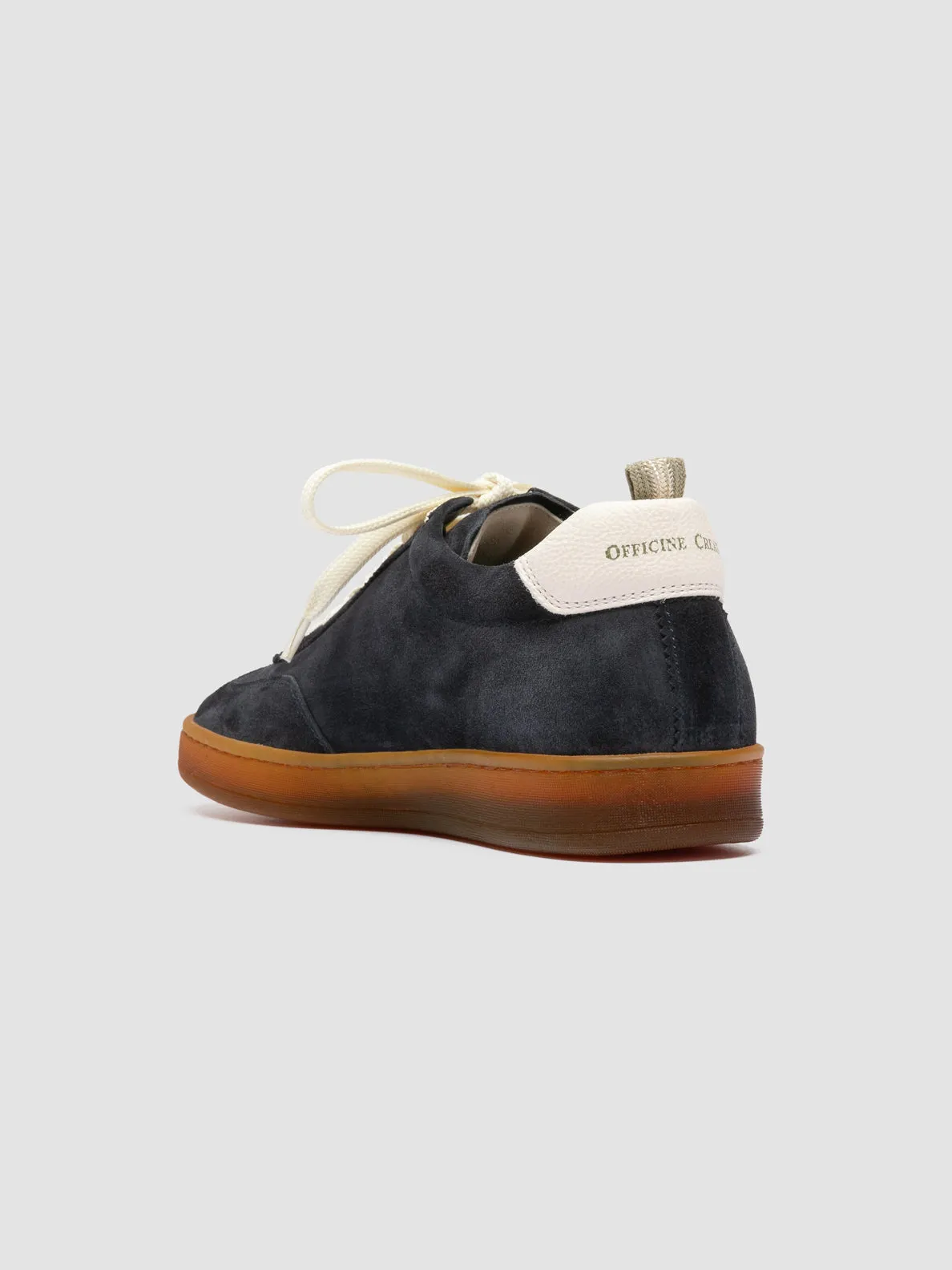 CHANCE 101 - Blue Leather and Suede Sneakers,Women