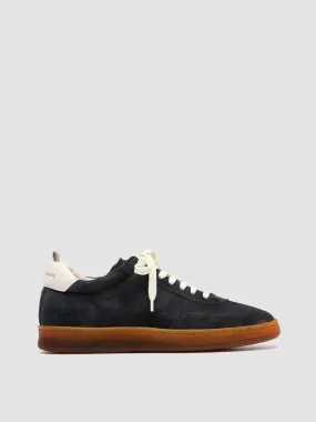 CHANCE 101 - Blue Leather and Suede Sneakers,Women