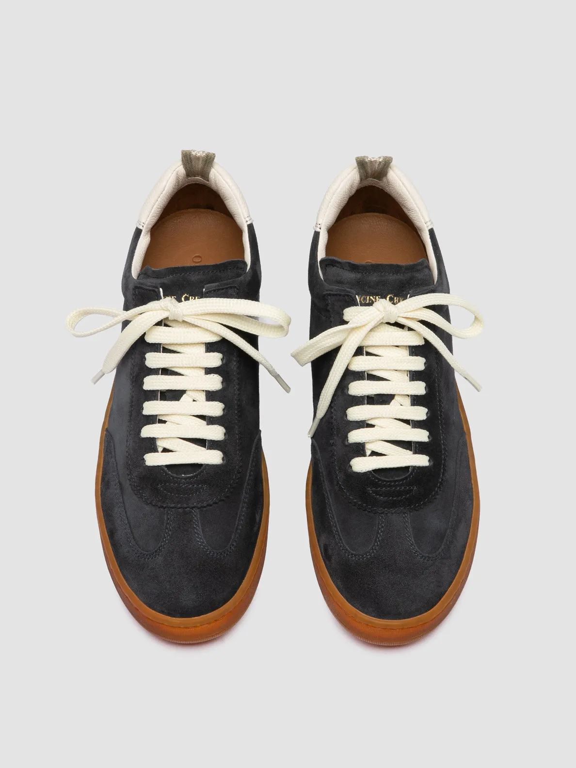 CHANCE 101 - Blue Leather and Suede Sneakers,Women