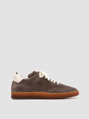 CHANCE 101 - Taupe Leather and Suede Sneakers,Women