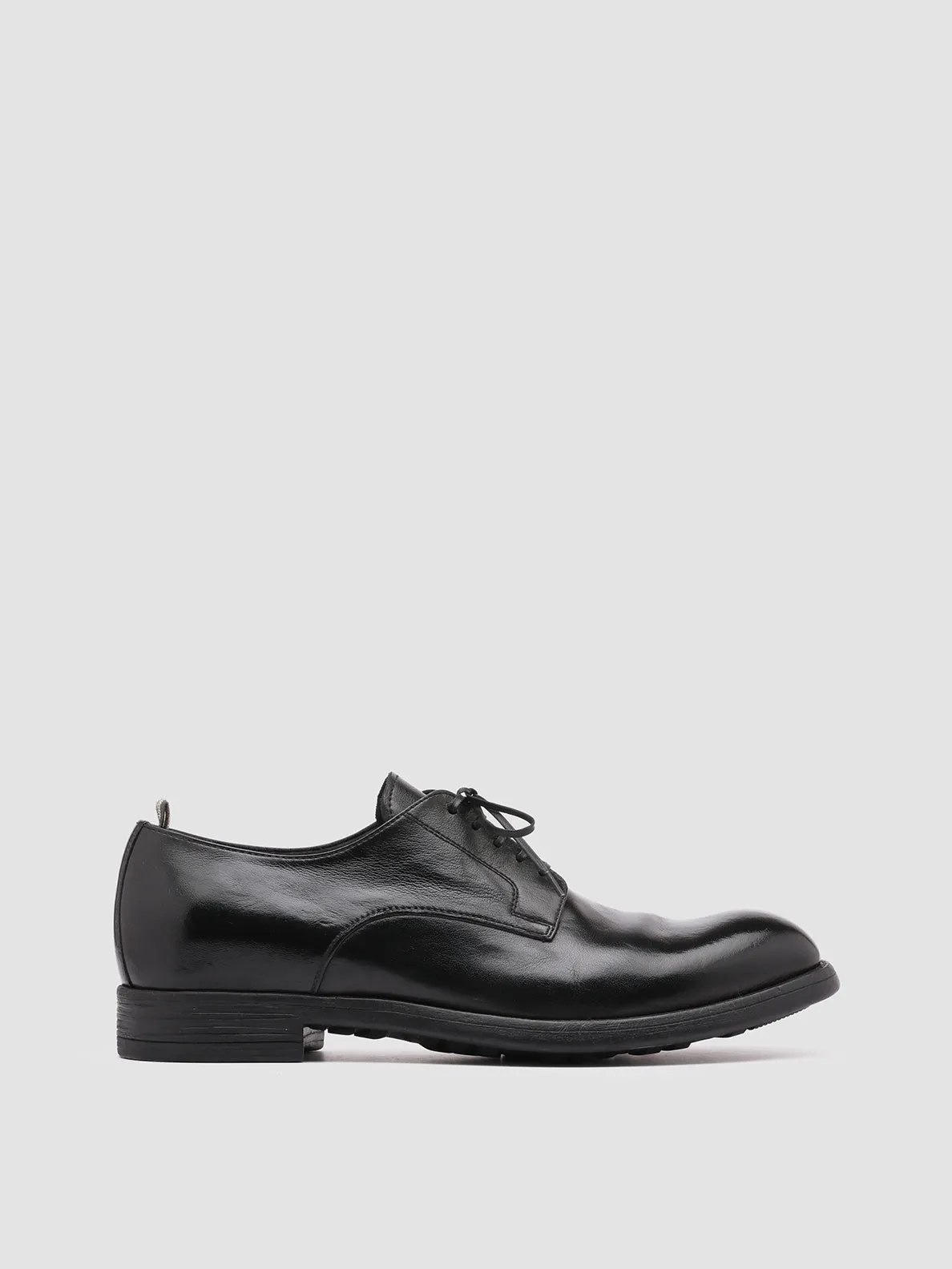 CHRONICLE 001 - Black Leather Derby Shoes,Men Derby Shoes