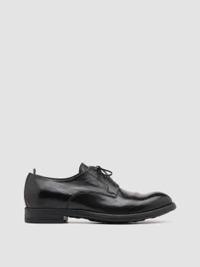 CHRONICLE 001 - Black Leather Derby Shoes,Men Derby Shoes
