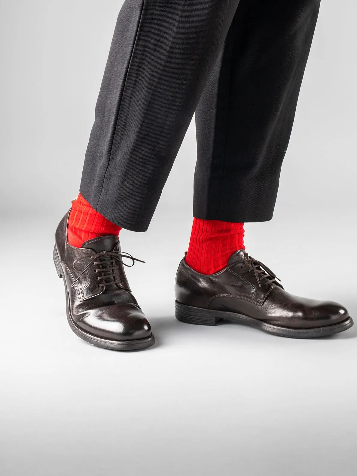 CHRONICLE 001 - Black Leather Derby Shoes,Men Derby Shoes