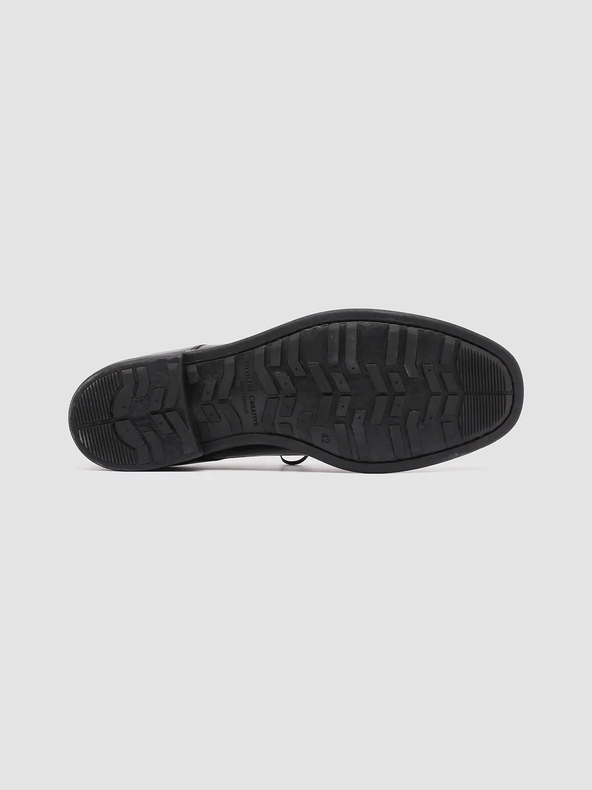 CHRONICLE 001 - Black Leather Derby Shoes,Men Derby Shoes