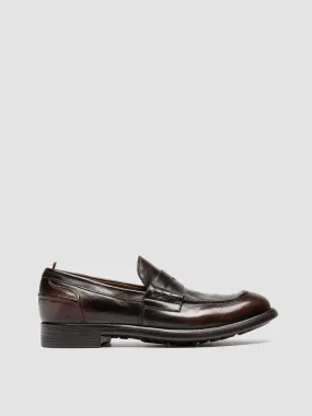CHRONICLE 056 - Brown Leather Penny Loafer,Men