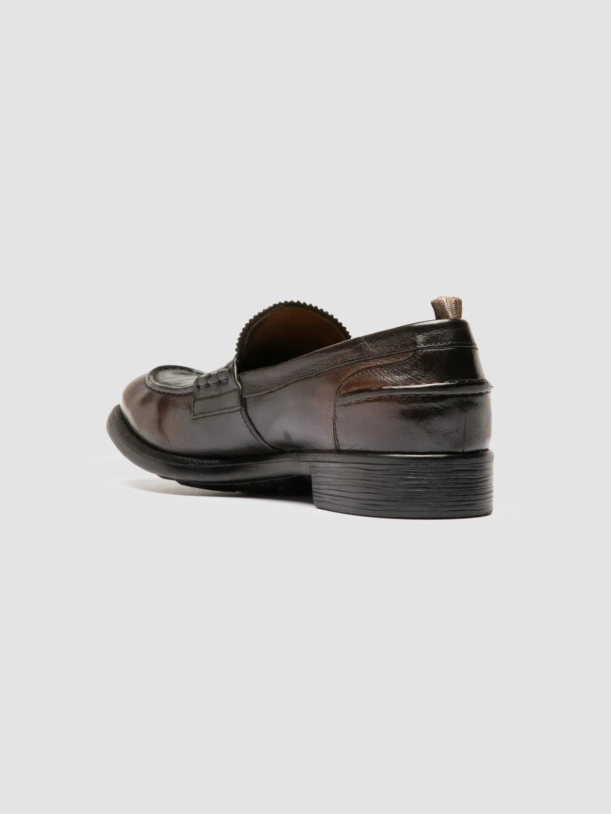 CHRONICLE 056 - Brown Leather Penny Loafer,Men