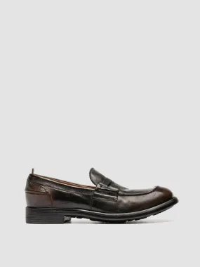 CHRONICLE 056 - Brown Leather Penny Loafer,Men