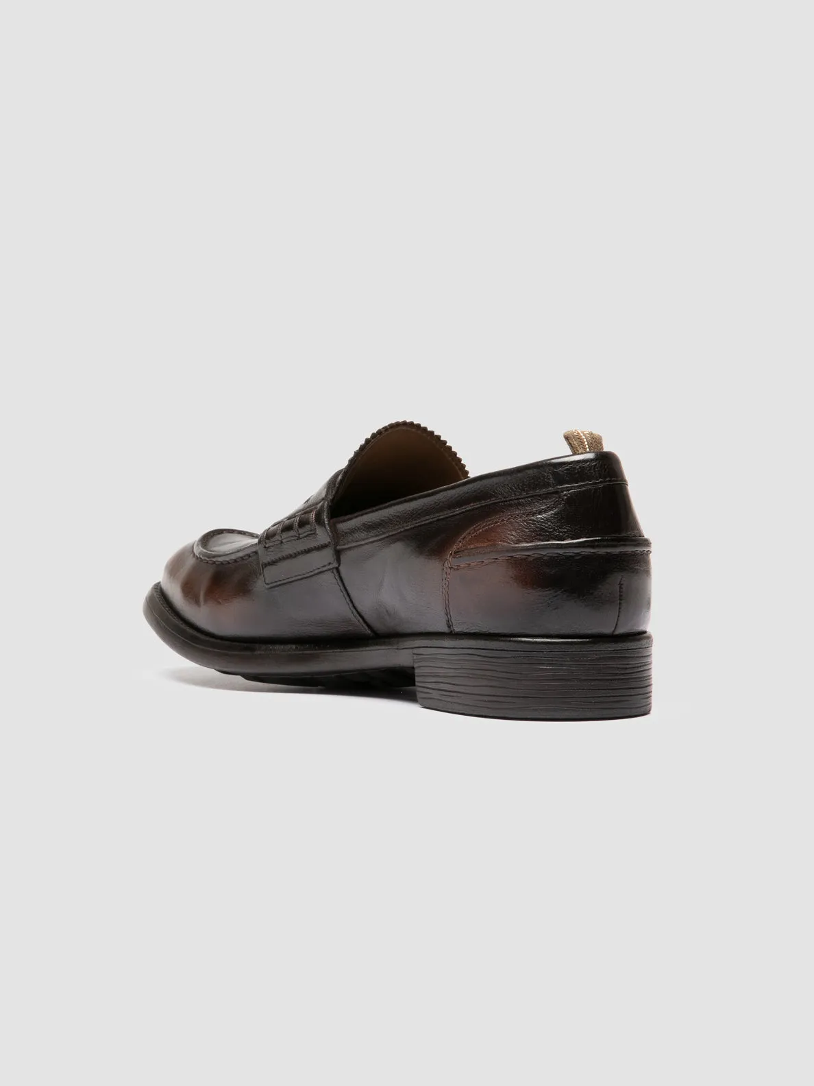 CHRONICLE 056 - Brown Leather Penny Loafer,Men