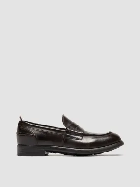 CHRONICLE 056 - Brown Leather Penny Loafers,Men