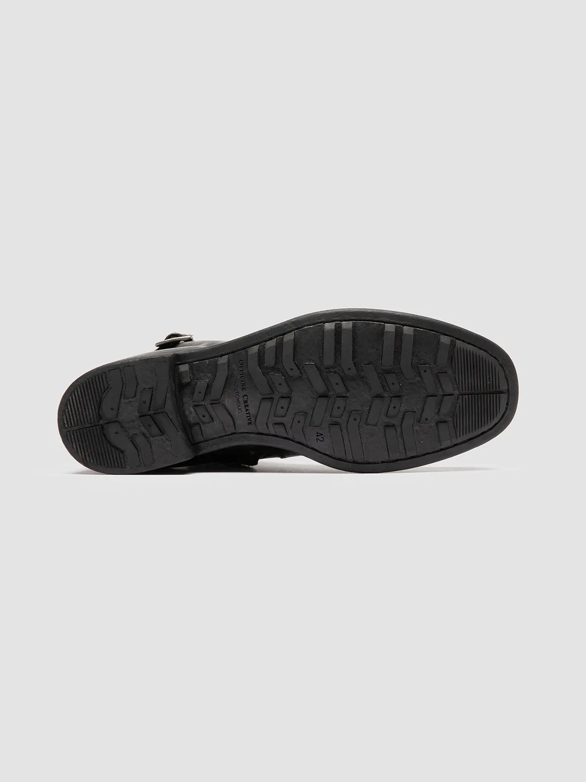 CHRONICLE 068 - Black Leather Zipped Boots,Men Boots