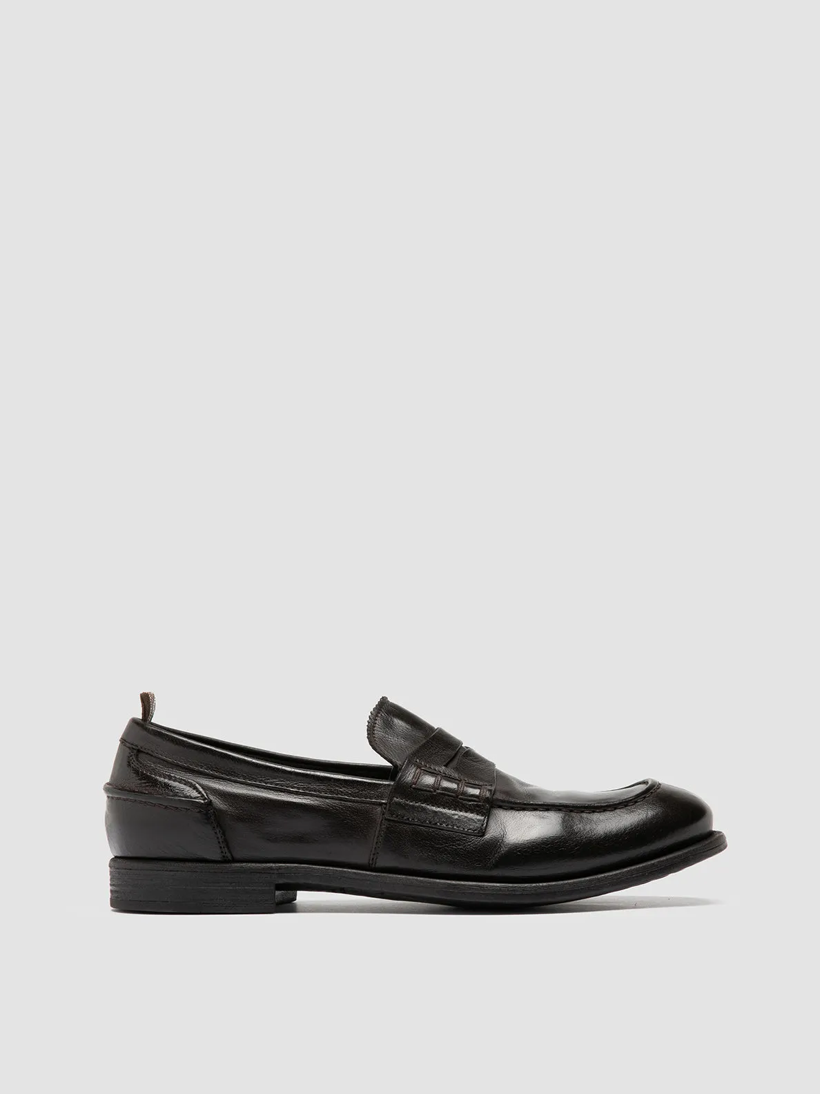 CHRONICLE 144 - Brown Leather Penny Loafers,Men