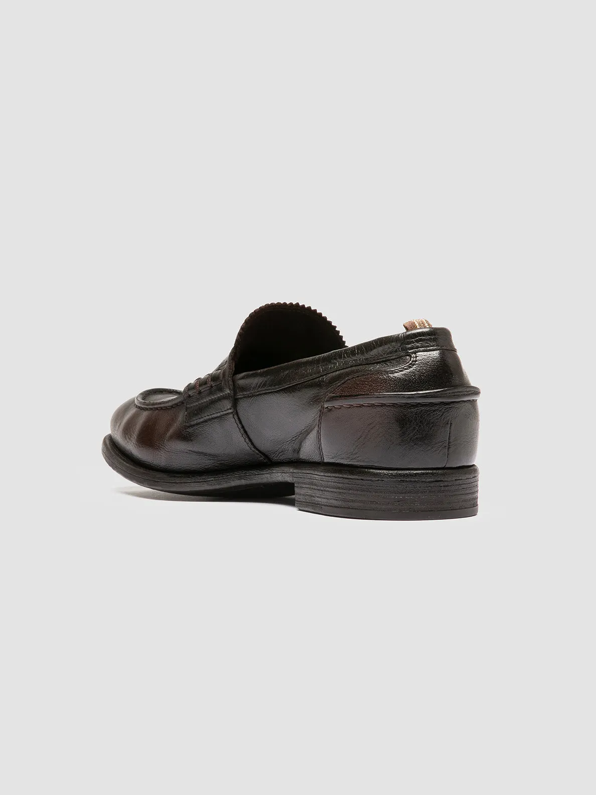 CHRONICLE 144 - Brown Leather Penny Loafers,Men
