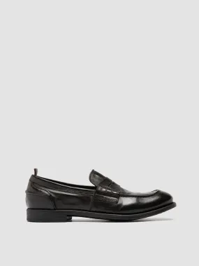 CHRONICLE 144 - Brown Leather Penny Loafers,Men