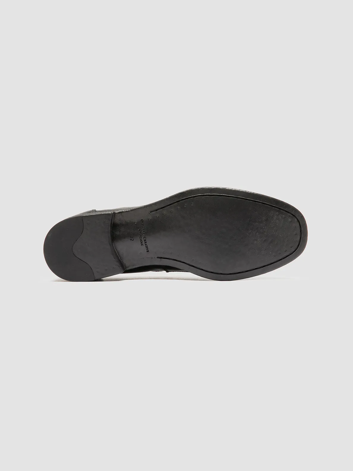 CHRONICLE 144 - Navy Leather Penny Loafers,Men