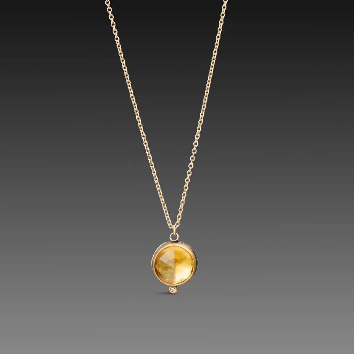 Citrine Necklace,Jewelry Delicate & Elegant